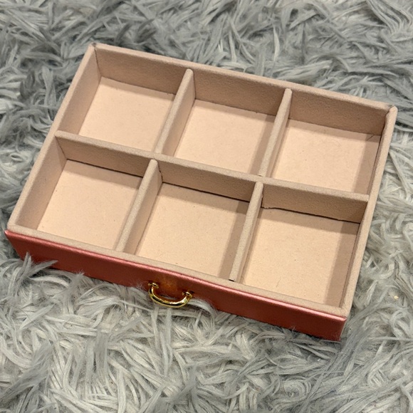 Pink Jewelry Box with Gold Accents - Picture 3 of 5